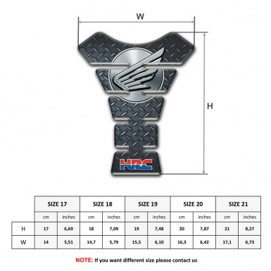 Honda Tank Pad Protector Rough surface Effect 
