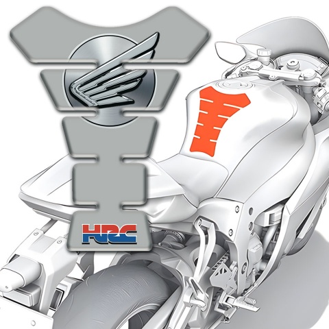 Honda Tank Protector Grey Base HRC Style 