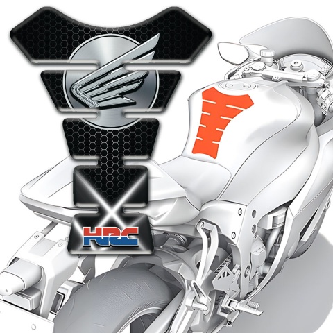 Honda Tank Pad Protector Crossed Lights Design