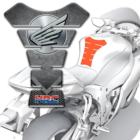 Honda Tank Protector Scratched Plate Design 