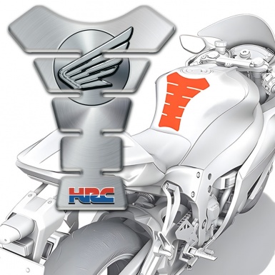 Honda Tank Pad Protector Silver Base Design 