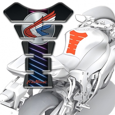 Honda Tank Fuse Neon Lines Style 