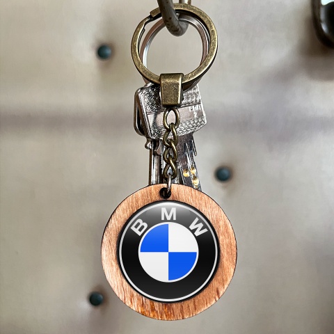 BMW Key chain from Wood Classic Logo