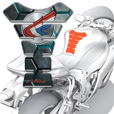 Honda Tank Guard Pads 3D Design Base 