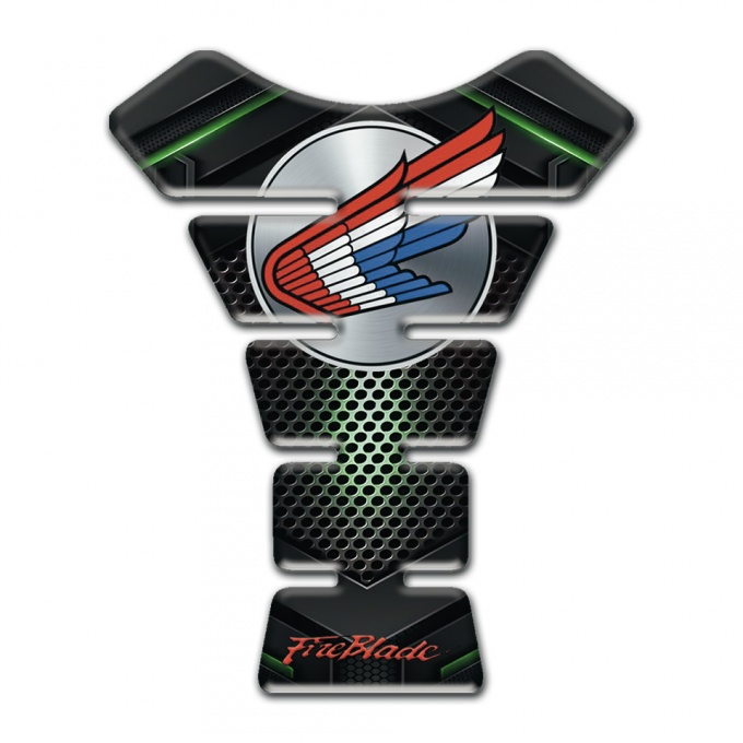 Honda Tank Guard Pads Stylish Edition Fire Blade Style 