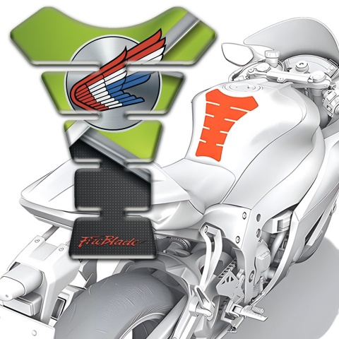 Honda Tank Pad Motorbike Lights green Motive 