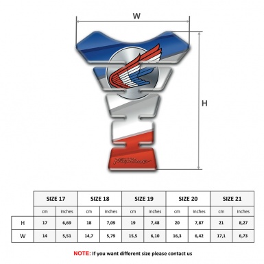 Honda Tank Guard Pads Colorful Design 