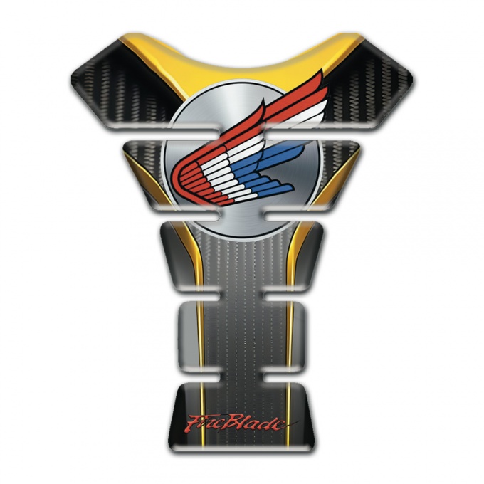 Honda Tank Protector Fire Blade Style Anti Slip Sticker 