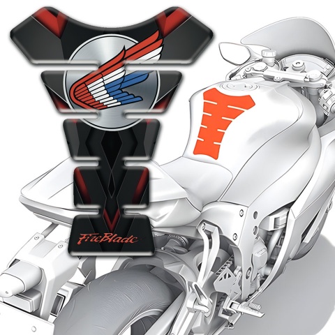 Honda Tank Fuse Best Logo Design Fire Blade Style 
