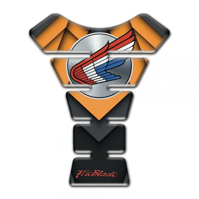 Honda Tank Pad Protector High-Quality Silicone Sticker Fire Blade Type 