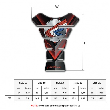 Honda Tank Guard Pads Mixed Colors edition 