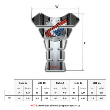 Honda Tank Pad Motorbike Stylish High-Quality Type 