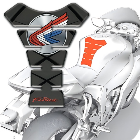 Honda Tank Pad Motorbike Premium Quality Anti Slip Sticker Fire Blade Edition
