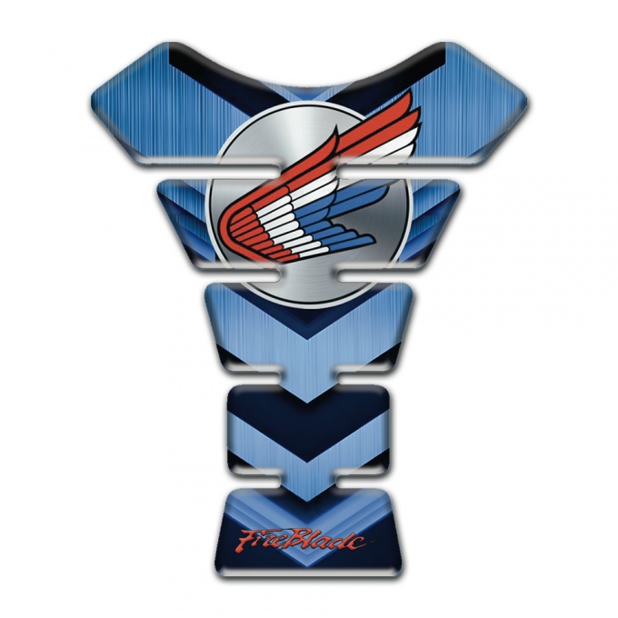 Honda Tank Guard Pads navy Blue Details print 
