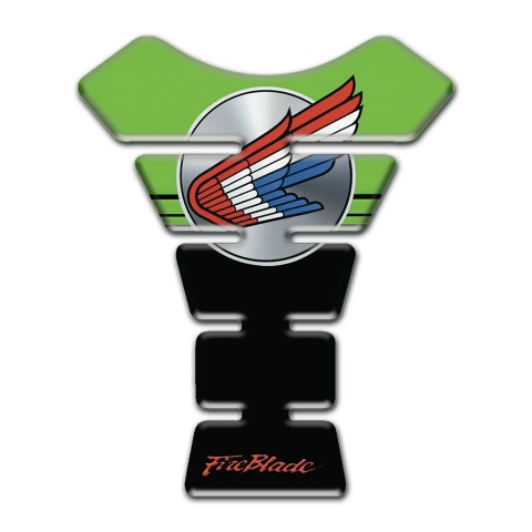 Honda Tank Pad Protector Green Black Print Fire Blade Type 