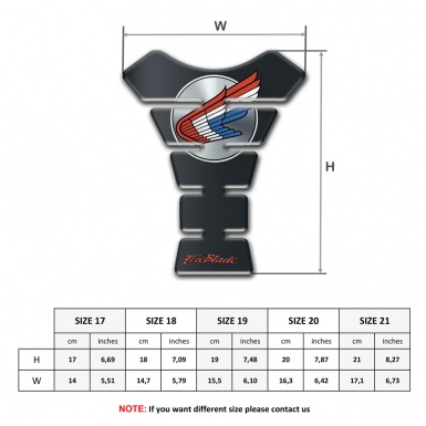Honda Tank Fuse Dark Grey Background Style 