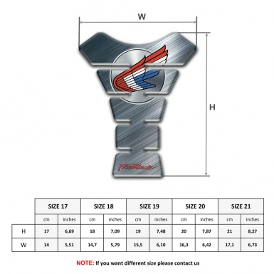 Honda Tank Fuse Matt Base Colorful logo 