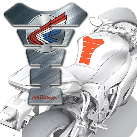 Honda Tank Fuse Matt Base Colorful logo 