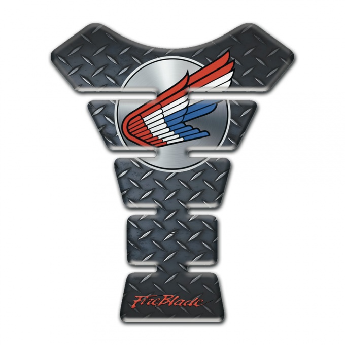 Honda Tank Protector Rough Effect Print Colorful Logo 