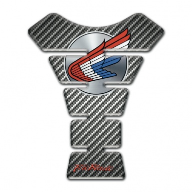 Honda Tank Protector Classic Carbon Base Colorful Logo 