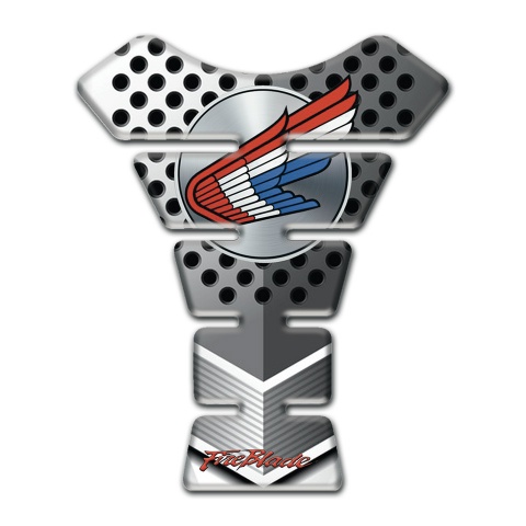 Honda Tank Fuse Perforated Background Design Colorful Logo 