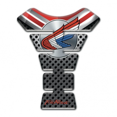 Honda Tank Pad Motorbike Holes Base with Red Detail Design 
