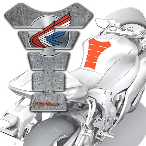 Honda Tank Pad Motorbike Stone Effect Design 