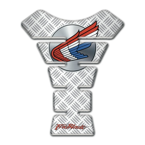 Honda Tank Pad Protector Crossed Elements Design Fire Blade Style 