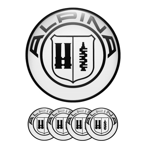 BMW  Alpina Sticker Wheel Center Hub Badge Light Series