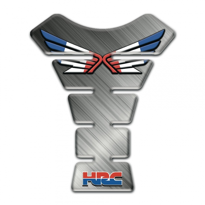 Honda Tank Guard Pads Matte Design Logo with Wings 