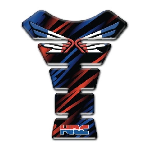 Honda Tank Fuse Colorful base Logo with Wings Style 