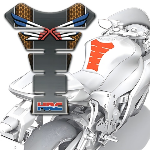 Honda Tank Pad Motorbike Copper Detail Design 
