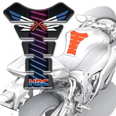 Honda Tank Protector Neon Lines HRC TYpe
