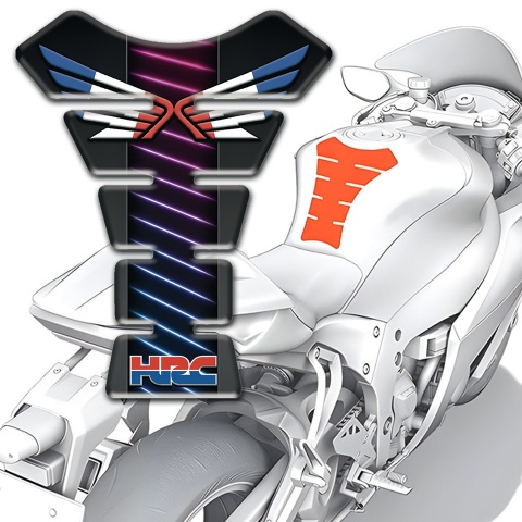 Honda Tank Protector Neon Lines HRC TYpe