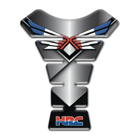 Honda Tank Protector Metal Effect Decoration and Logo with Wings 