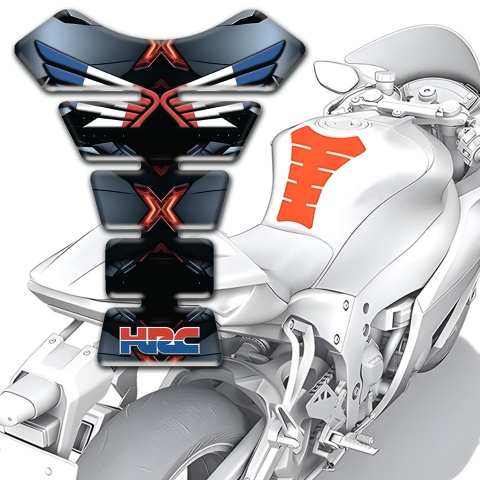 Honda Tank Protector Anti Slip Sticker Hrc Version Fly Logo Motive 