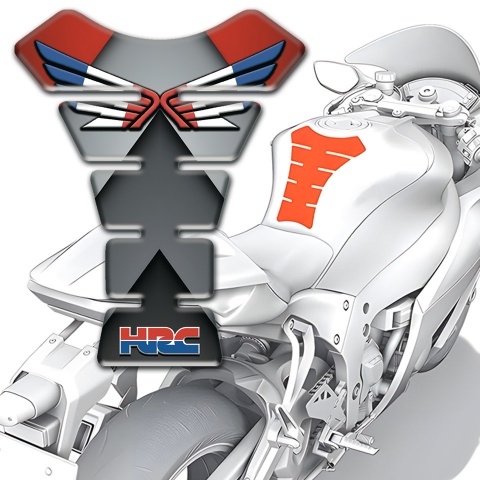Honda Tank Pad Protector Fly Logo Stylish HRC Version 