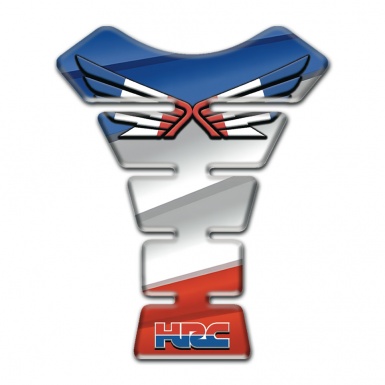 Honda Tank Pad Motorbike Colorful Base Fly Logo Style 