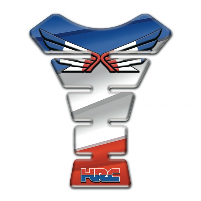 Honda Tank Pad Motorbike Colorful Base Fly Logo Style 