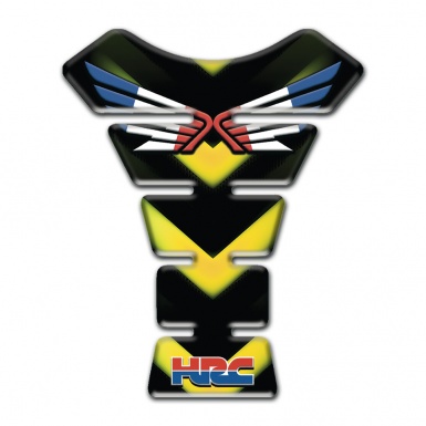 Honda Tank Protector Yellow Black V Shape Decoration 