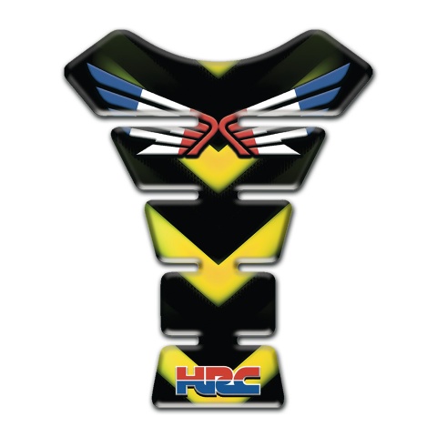 Honda Tank Protector Yellow Black V Shape Decoration 
