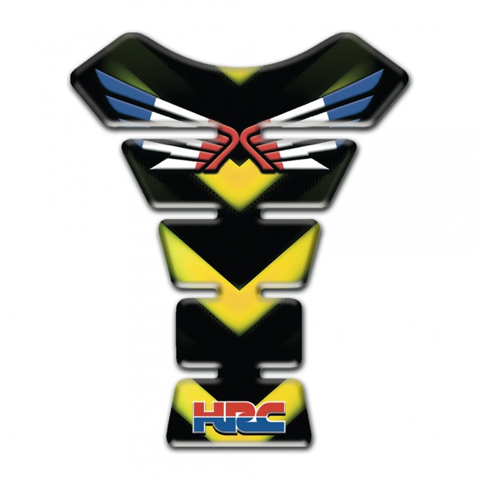 Honda Tank Protector Yellow Black V Shape Decoration 