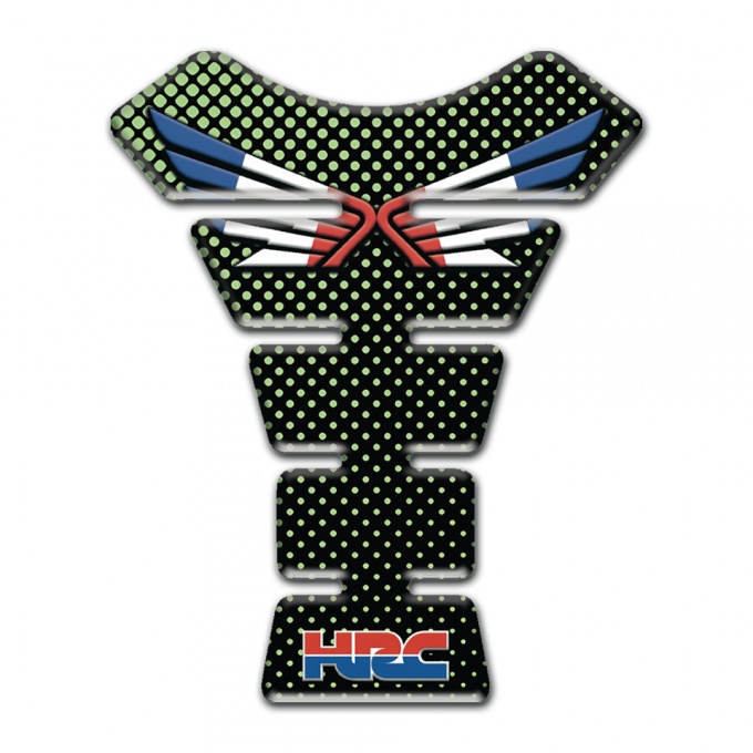 Honda Tank Pad Motorbike Green points Design 