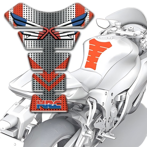 Honda Center Tank Guard Pads Fly Logo Type 