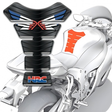 Honda Tank Pad Protector Dark Background Fly Logo Style 