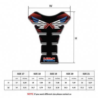 Honda Tank Fuse Fly Logo Hrc Edition 
