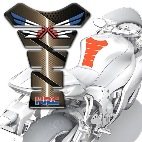 Honda Tank Guard Pads Bronze Motif Base Hrc Version 