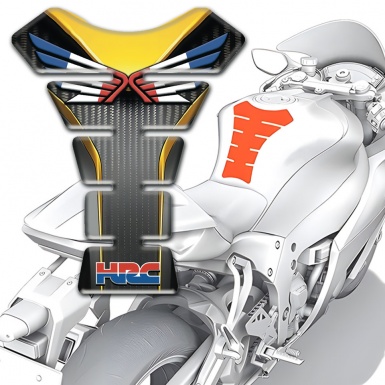 Honda Tank Fuse Fly Logo HRC Style Unique Design 