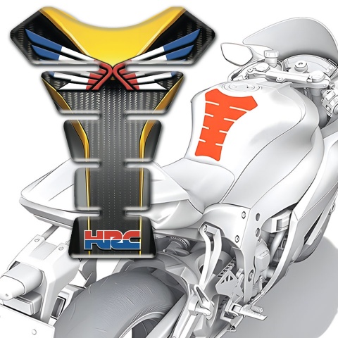 Honda Tank Fuse Fly Logo HRC Style Unique Design 
