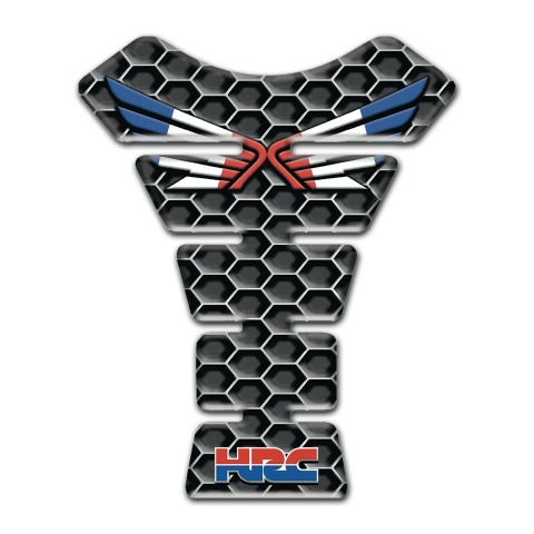 Honda Tank Pad Motorbike Metal Honeycomb Design 